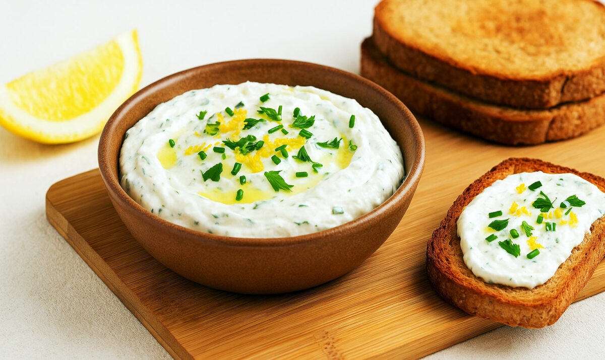 Tartinade Fromage Frais Herbes Fraiches Et Citron