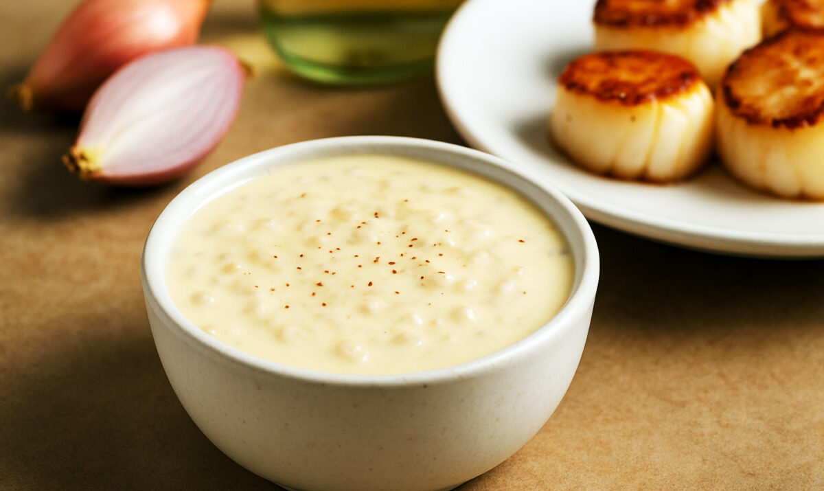 Sauce Aux Echalotes Et Creme