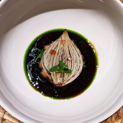 Sauce Balsamique Et Oignons Caramelises