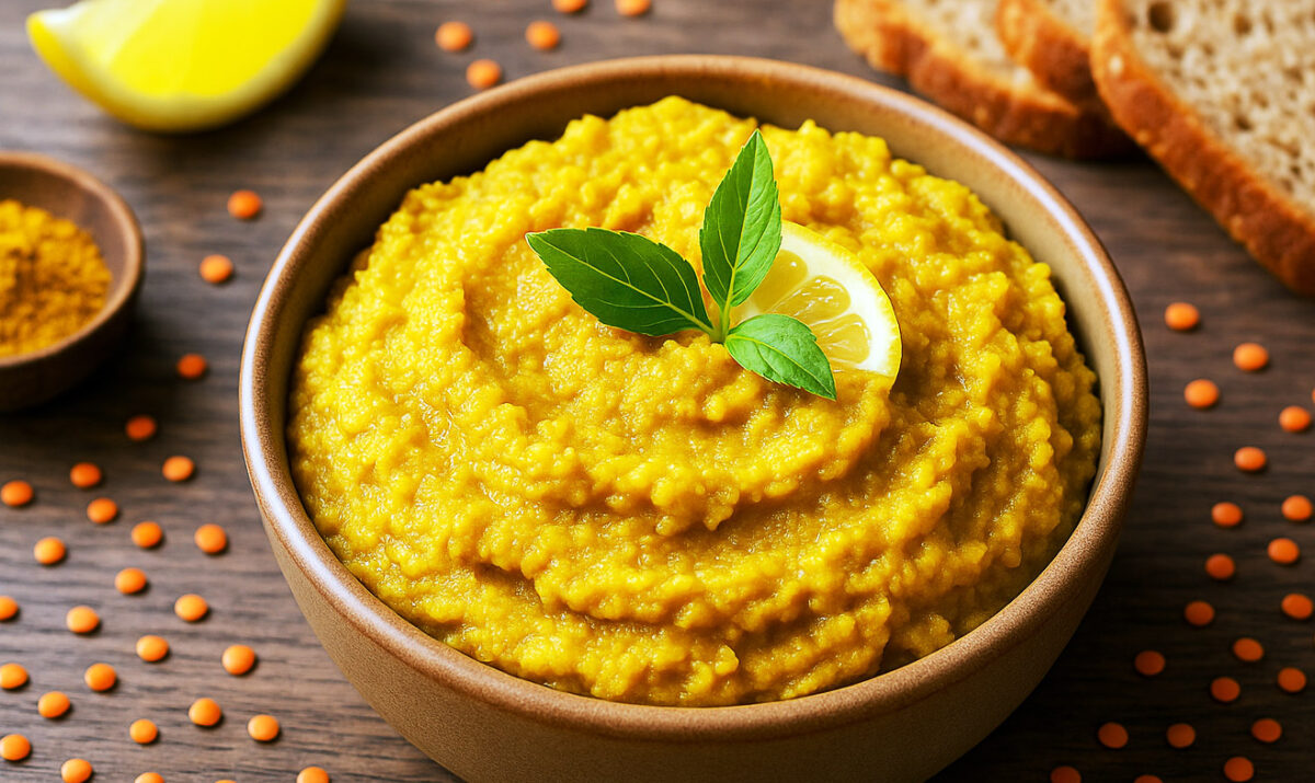 Tartinade De Lentilles Corail Au Curry