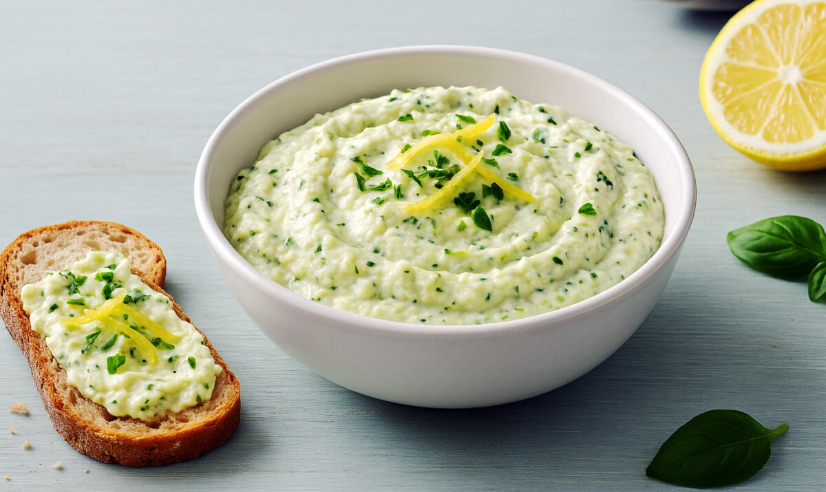 Tartinade Fraiche Courgette Citron Et Fromage Frais