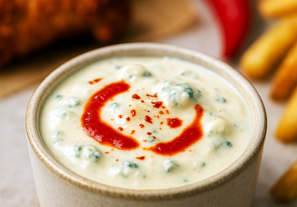 Sauce Au Fromage Bleu Et Piment