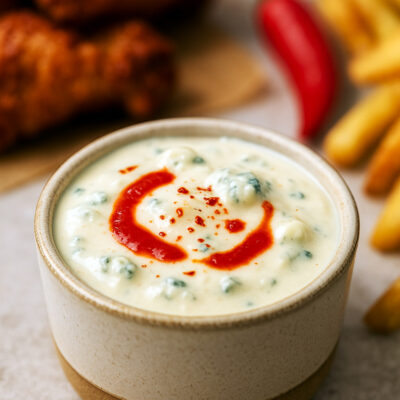 Sauce Au Fromage Bleu Et Piment