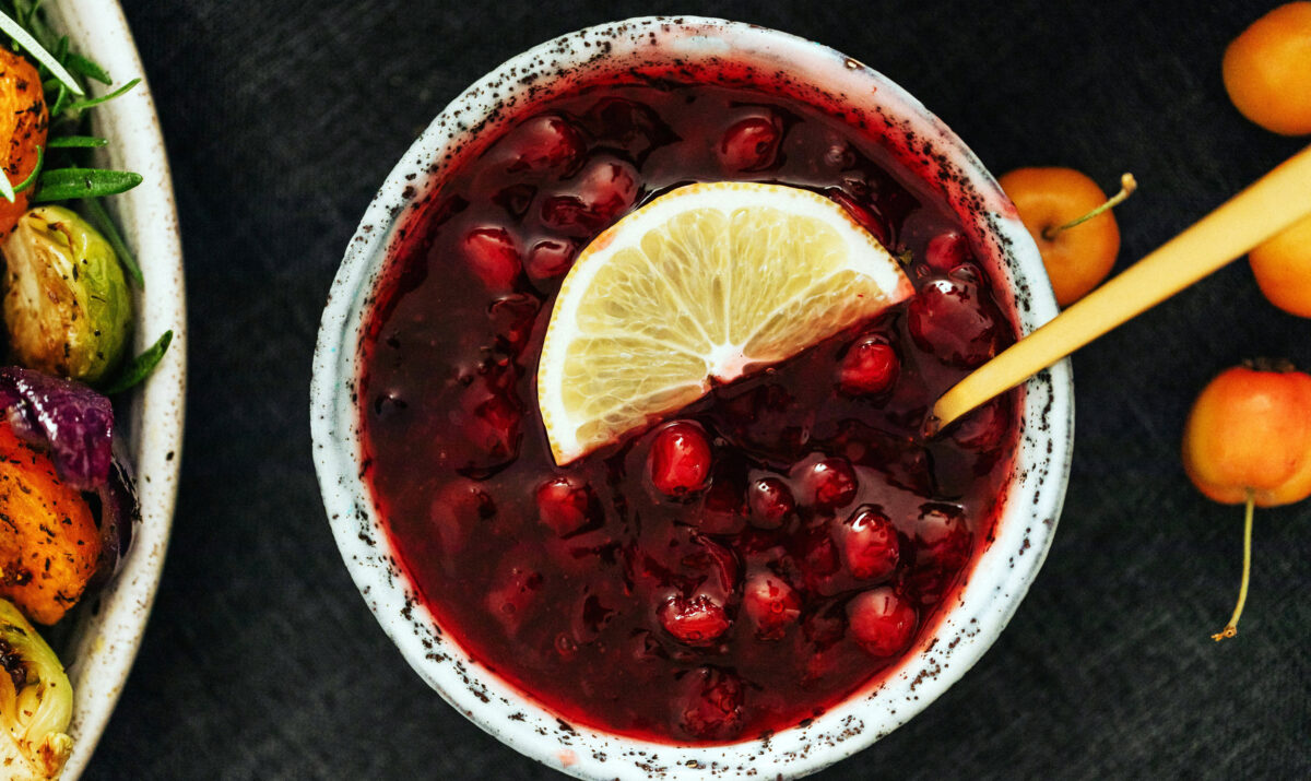 Sauce Aux Canneberges Cranberry Sauce